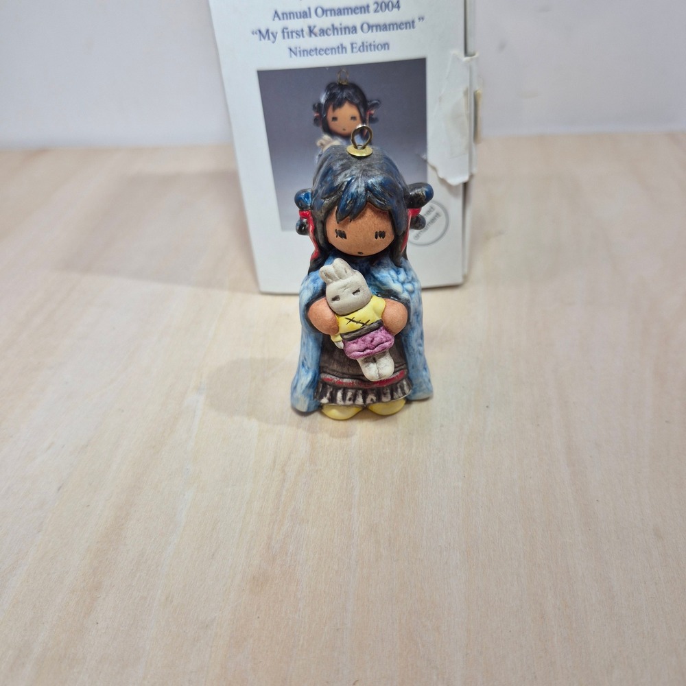 Goebel DeGrazia 2004 My First Kachina Ornament 19th Edition Porcelain Figurine
